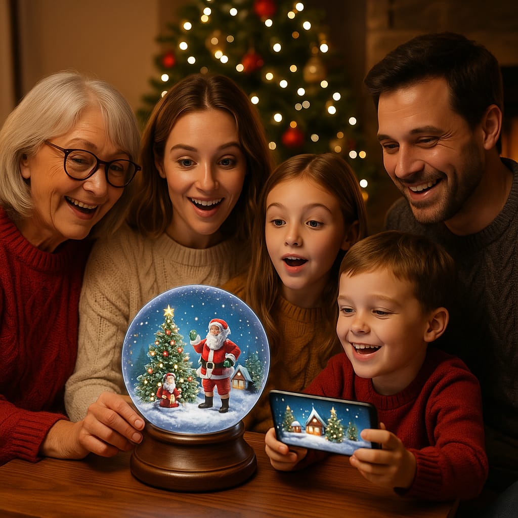A-moon Globe™ – The #1 Personalized AR Christmas Gift for Kids 2025